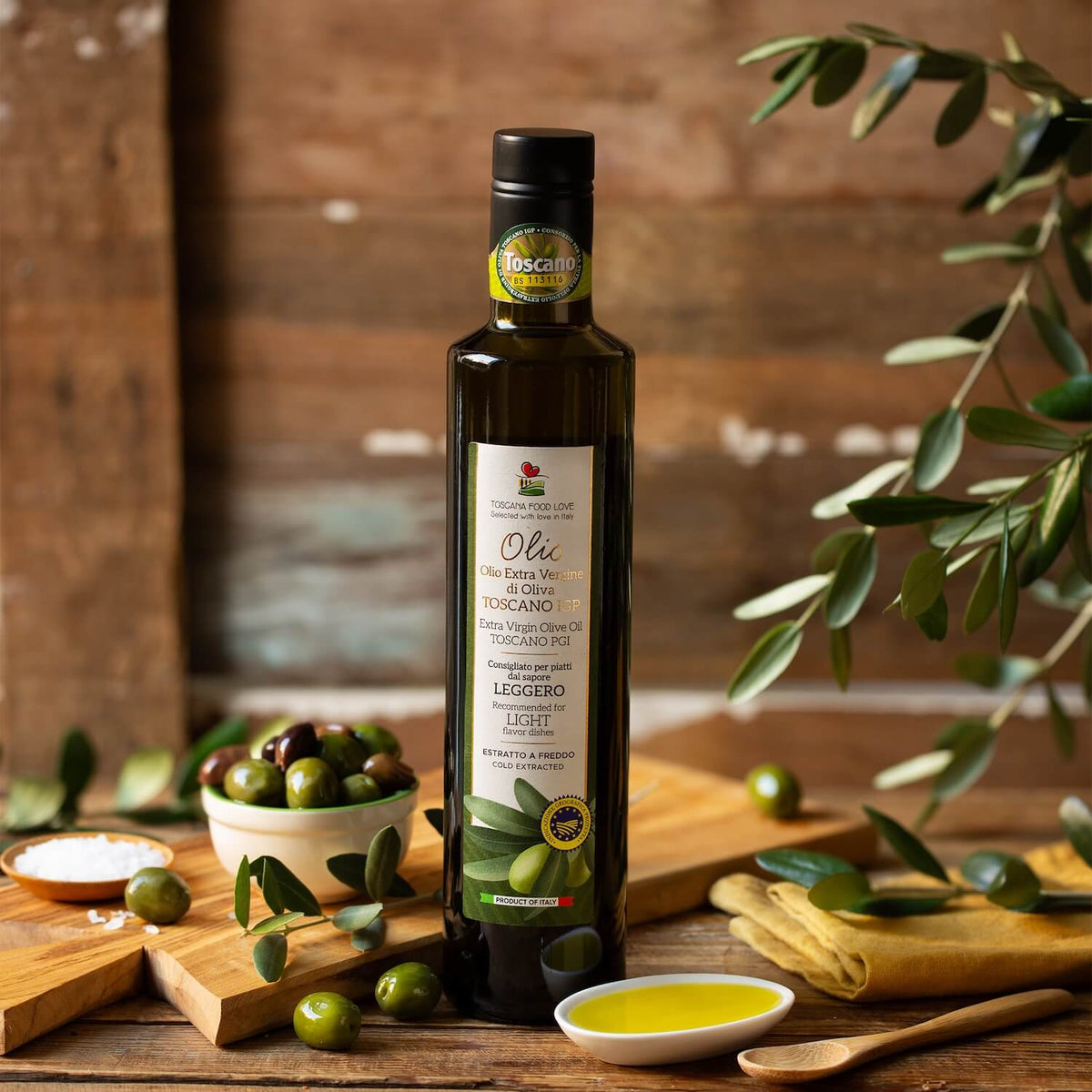 Toscano DOP and PGI Extra Virgin Olive Oil Trio | PGI Light, Chianti DOP & PGI Intense