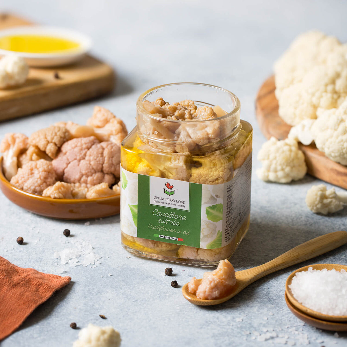 Vegetables in oil Tasting (8 pack) - EMILIA FOOD LOVE Selected with love in Italy