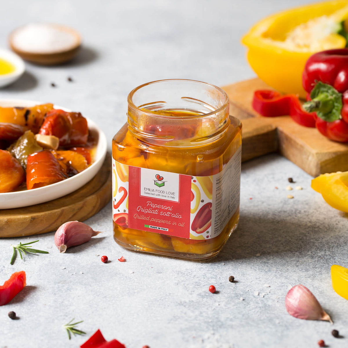 Vegetables in oil Tasting (8 pack) - EMILIA FOOD LOVE Selected with love in Italy